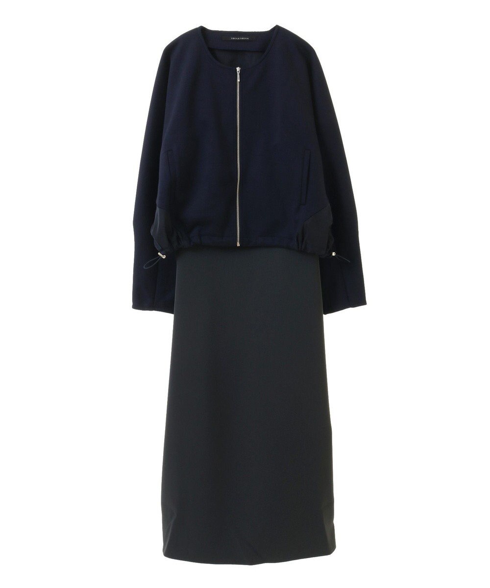 YECCA VECCA 【2点SET】ブルゾンセットキャミワンピース 