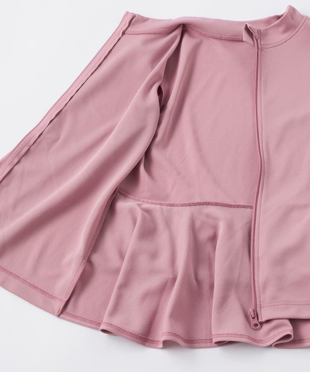 OP／FILA 【Ocean Pacific】フリル切り替えラッシュガード パーカー 