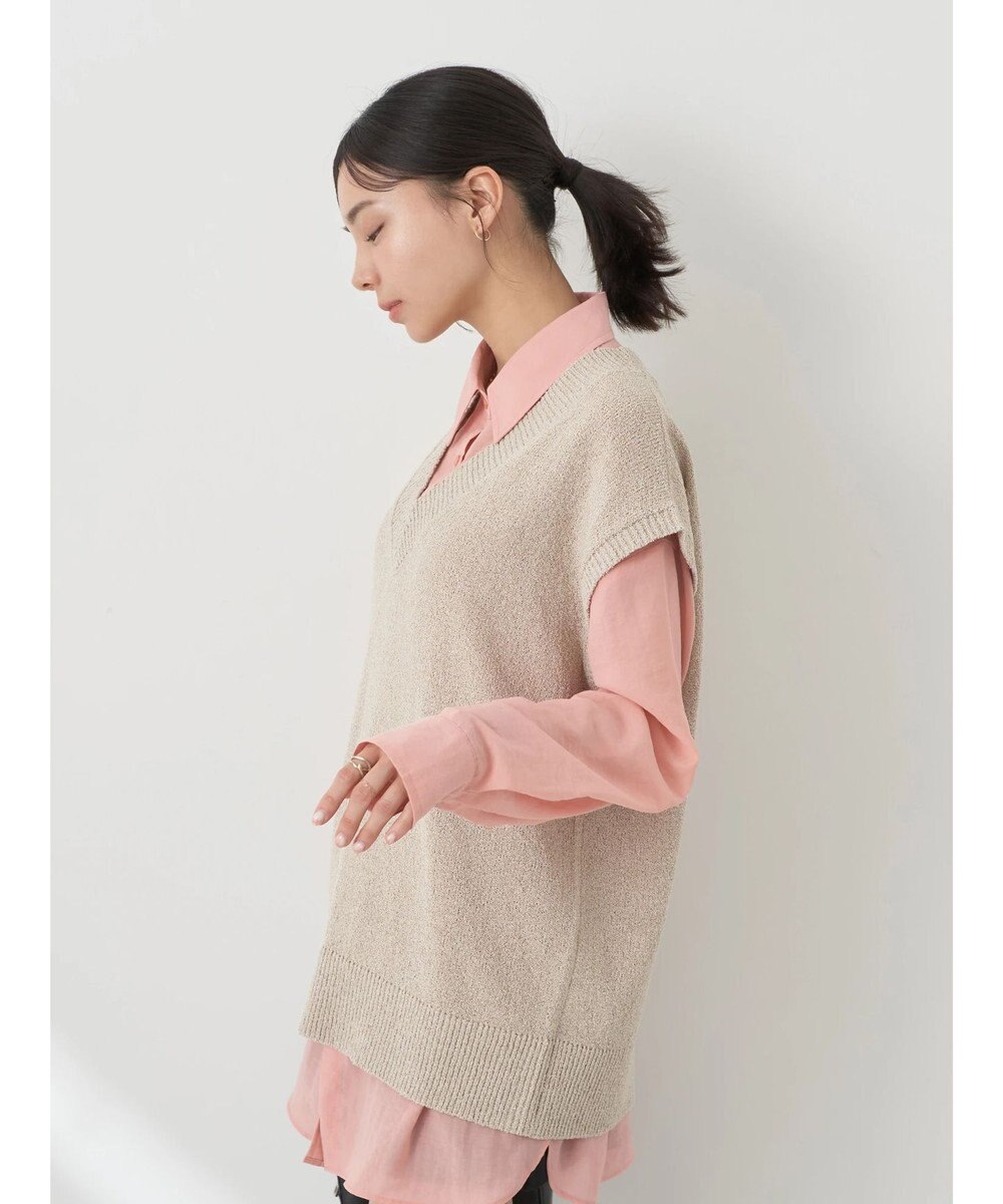 earth music&ecology ミニブークレＶネックベスト 