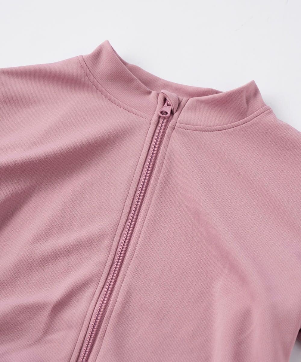 OP／FILA 【Ocean Pacific】フリル切り替えラッシュガード パーカー 