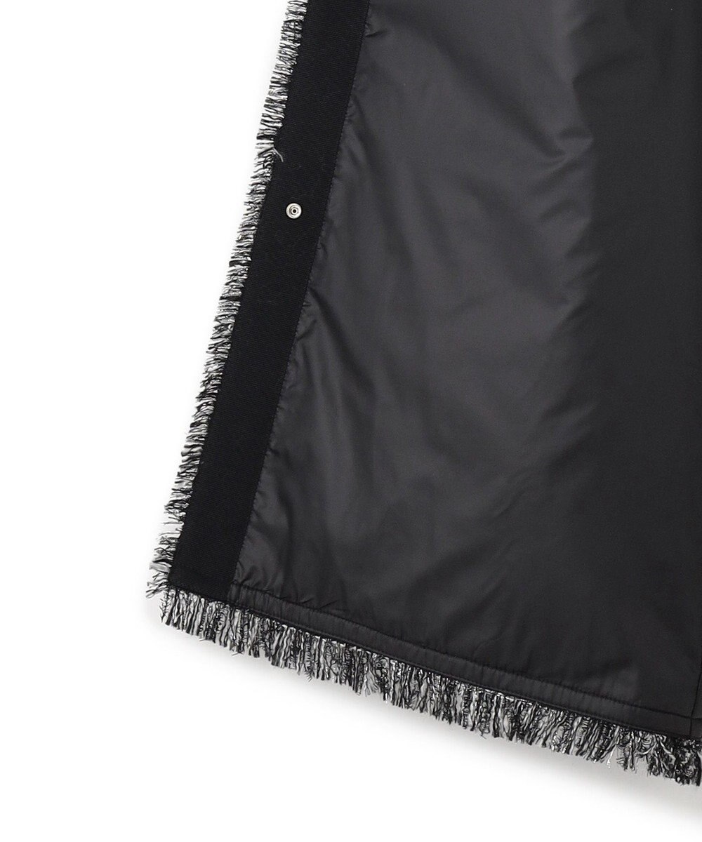 ICB L スパングルツイード ノーカラーコート 