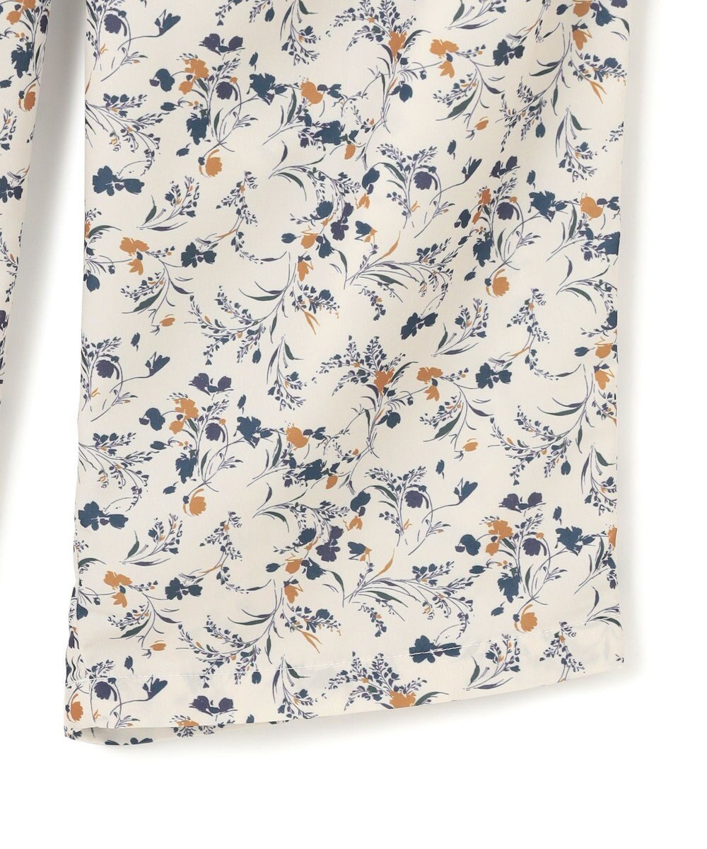 UNFILO MENS ボタニカルプリント イージーテーパードパンツ 