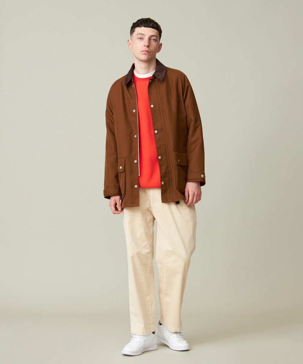 J.PRESS YORK STREET 【UNISEX】フリース クルーネックプルオーバー 