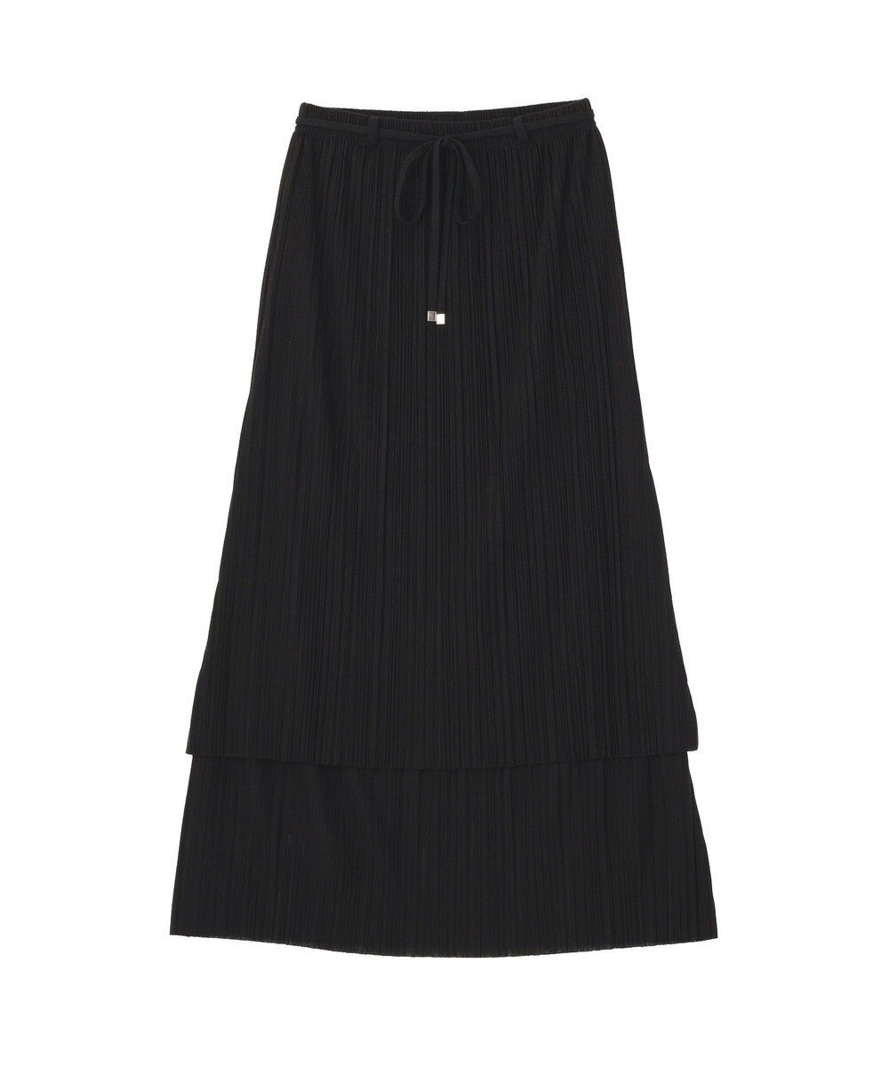 earth music&ecology プリーツレイヤードライクスカート 