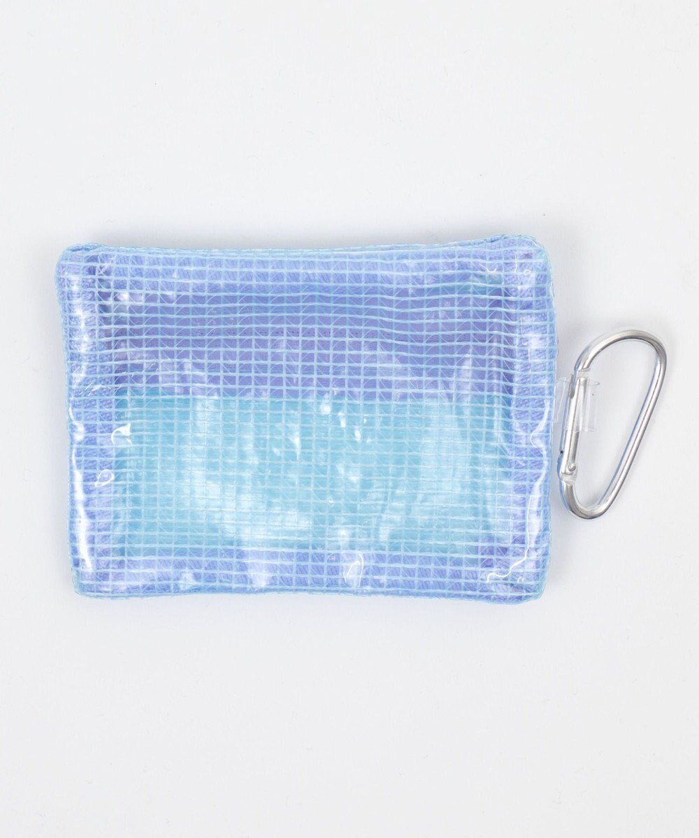 WEGO メッシュ配色クリアポーチ 