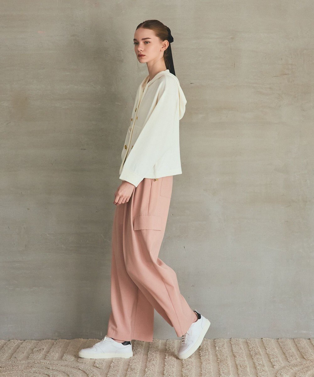 GRACE CONTINENTAL ニットフーディブルゾン 