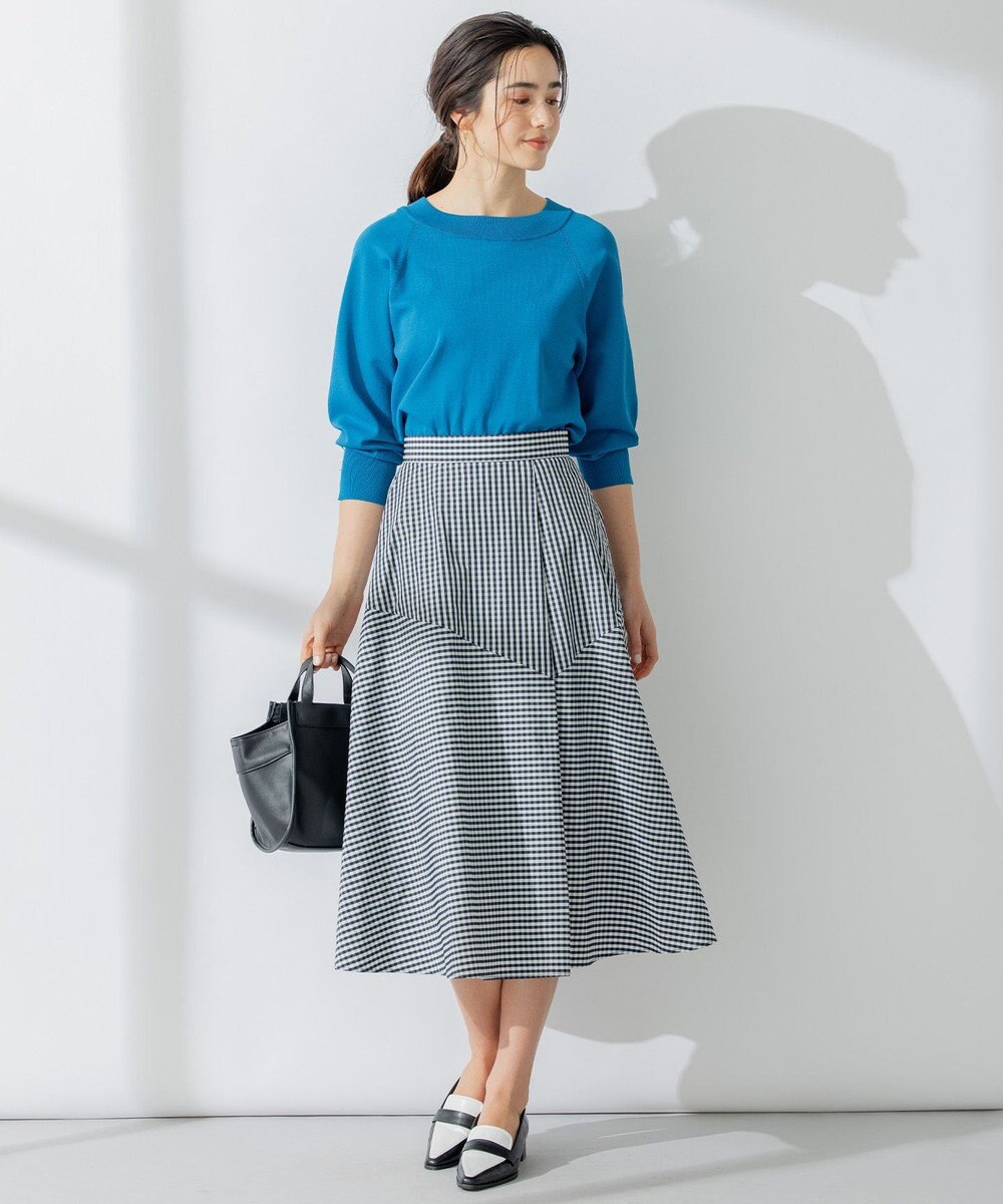 組曲 S 【パールボタン付】ブーケカラーリラクシー ニット 