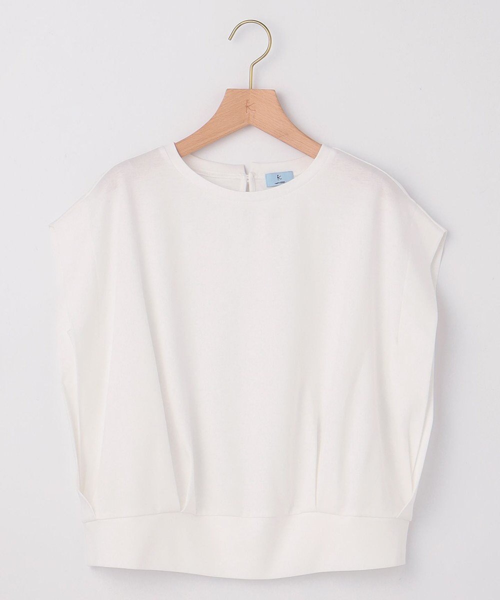 組曲 L 【WEB限定】コンシャスジャージーフレンチスリーブカットソー 