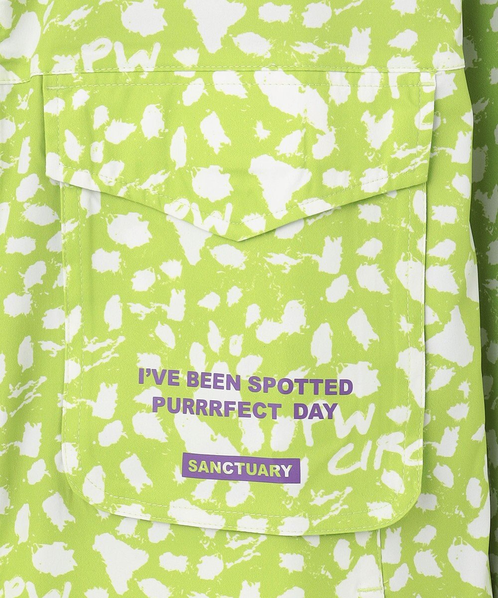 PW CIRCULUS 今が旬！【MEN】【洗える/ストレッチ】アニマルプリント ジップアップ フーデッド ブルゾン 