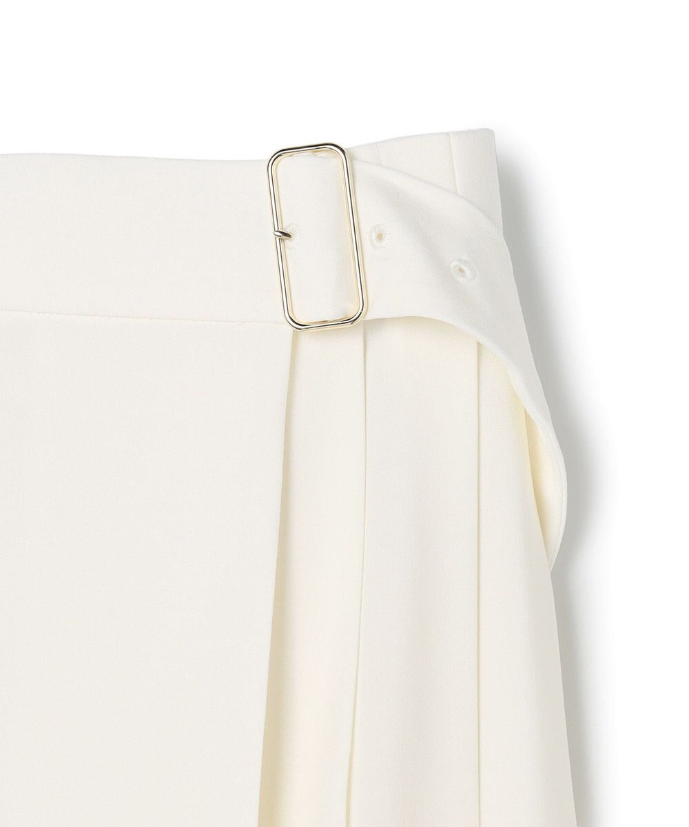 BEIGE， 【セットアップ対応・洗える・BAILA 11月号掲載】ZEPHYR / ウールライクアシンメトリープリーツスカート 