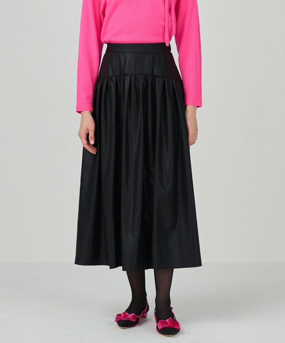 GRACE CONTINENTAL チンツジョーゼットスカート 