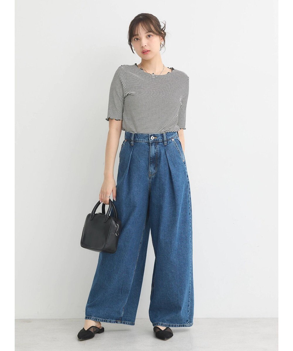 earth music&ecology メロ－リブプルオーバー 