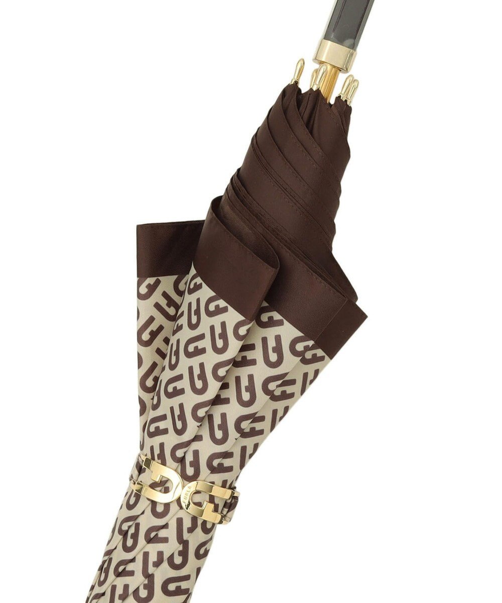 MOONBAT 【耐風】FURLA 長傘 モノグラム 