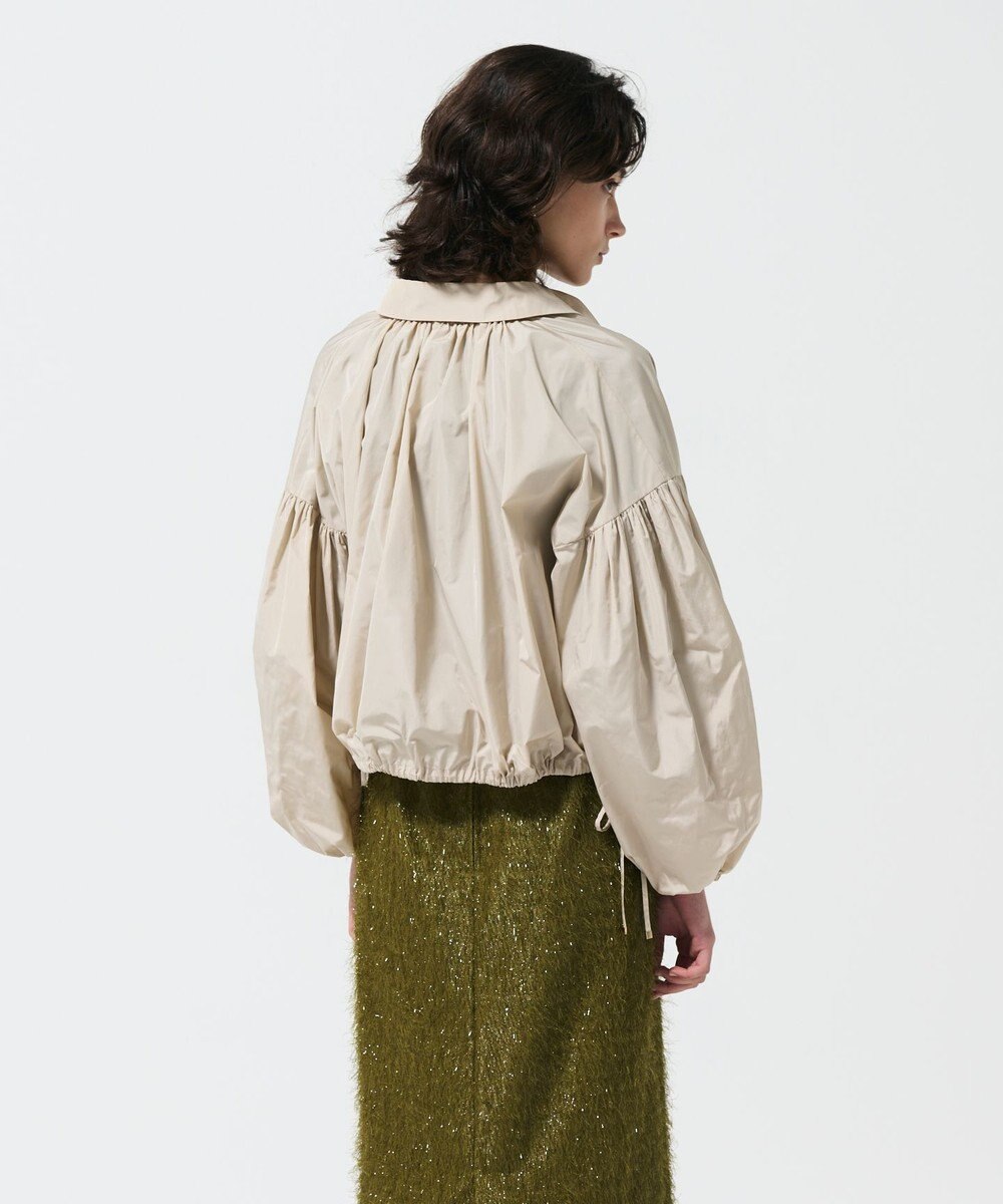 GRACE CONTINENTAL タフタギャザーシャツ 