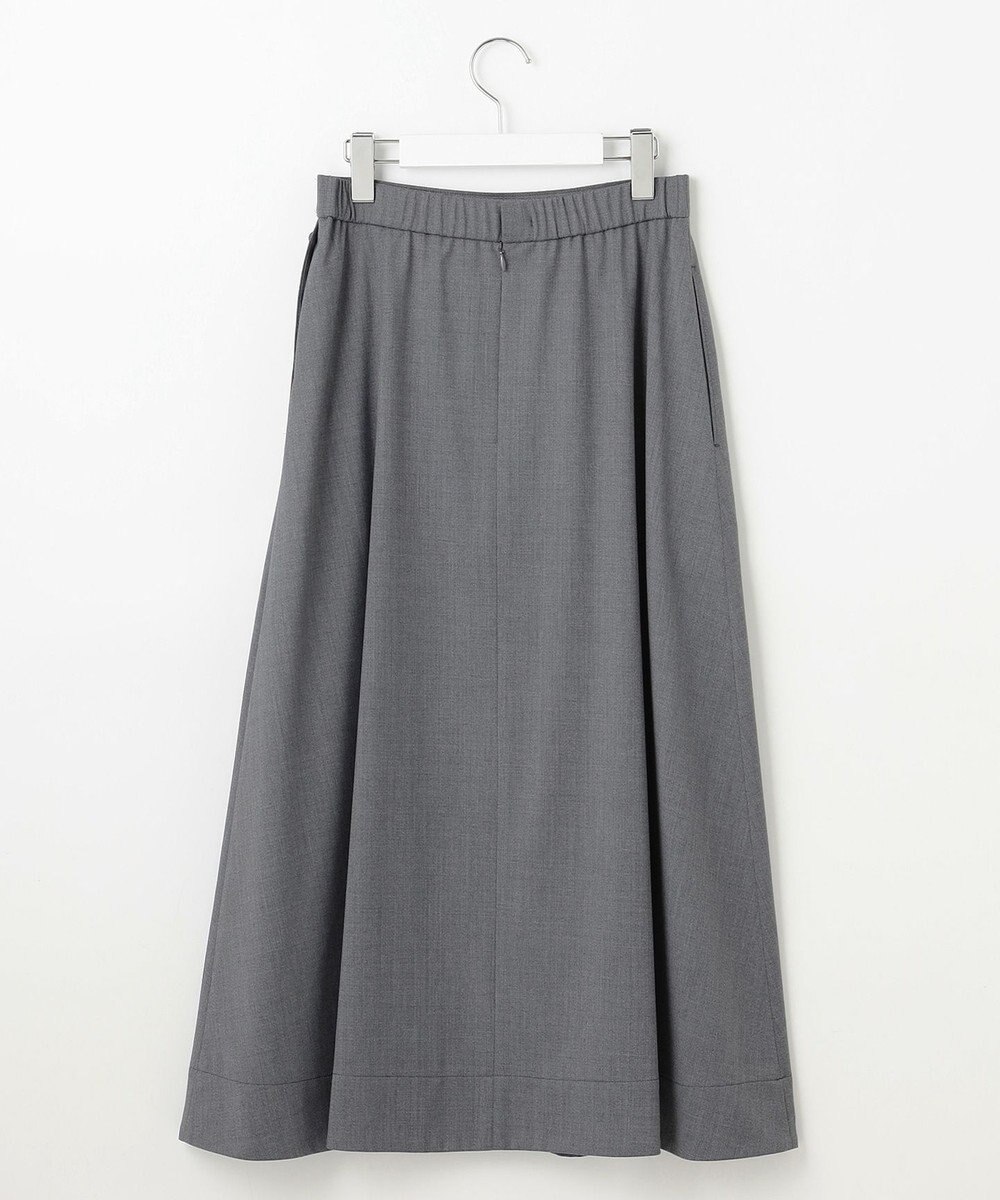 自由区 【洗える】TWラチネストレッチフレア スカート 