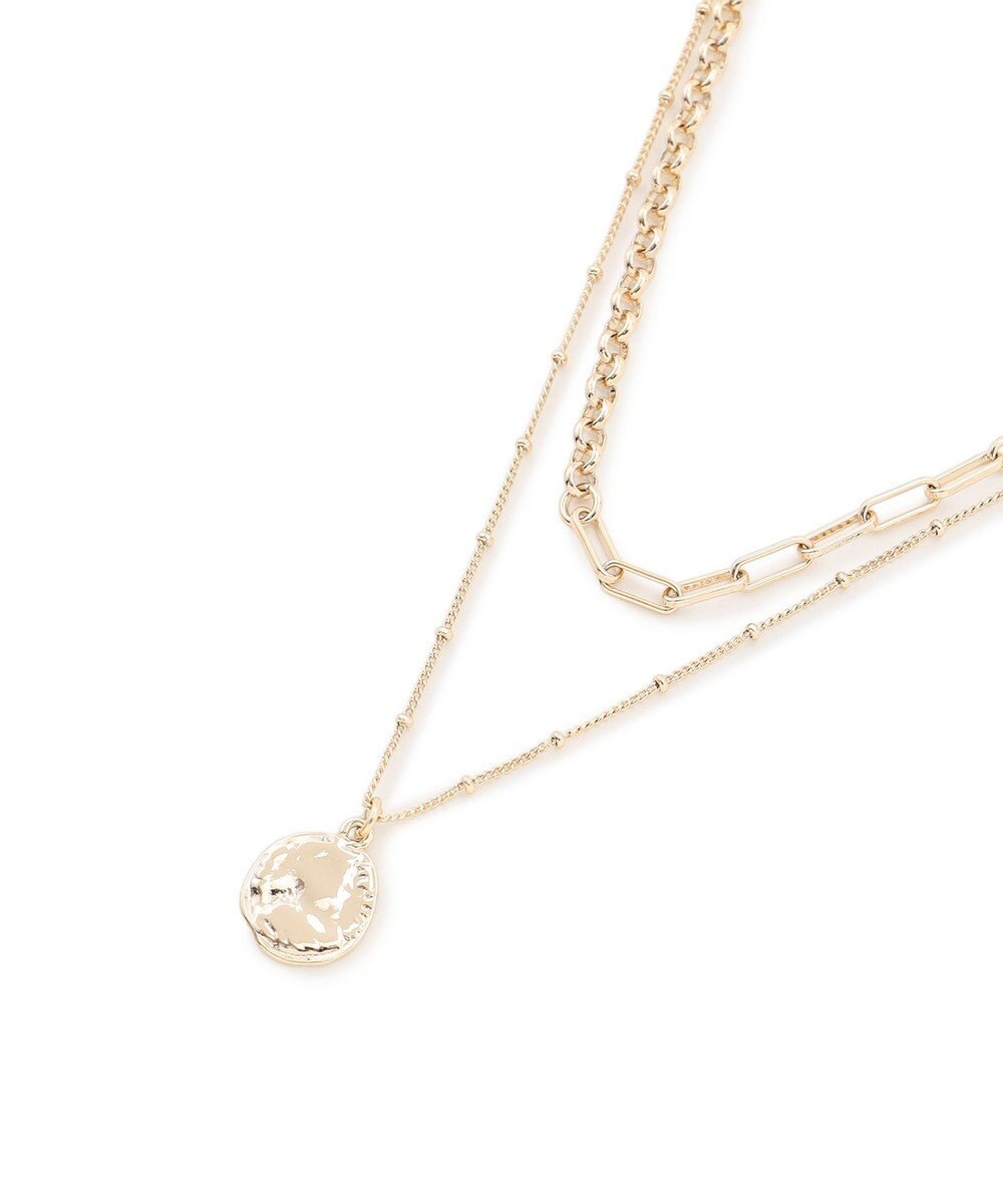 23区 【WEB&一部店舗限定】アシンメトリーチェーンコイン ネックレス 