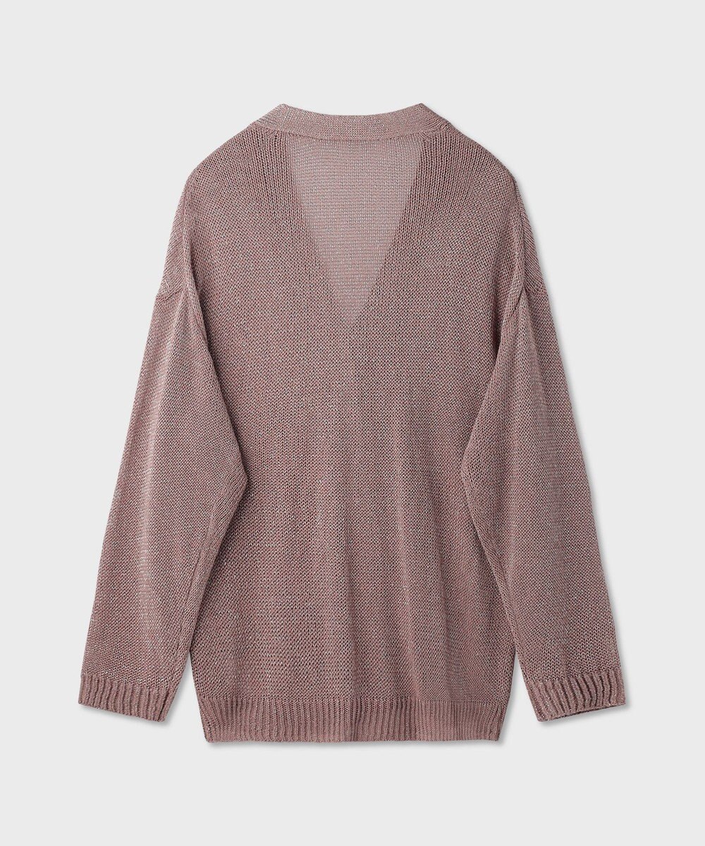 GRACE CONTINENTAL ラメルーズニットカーディガン 