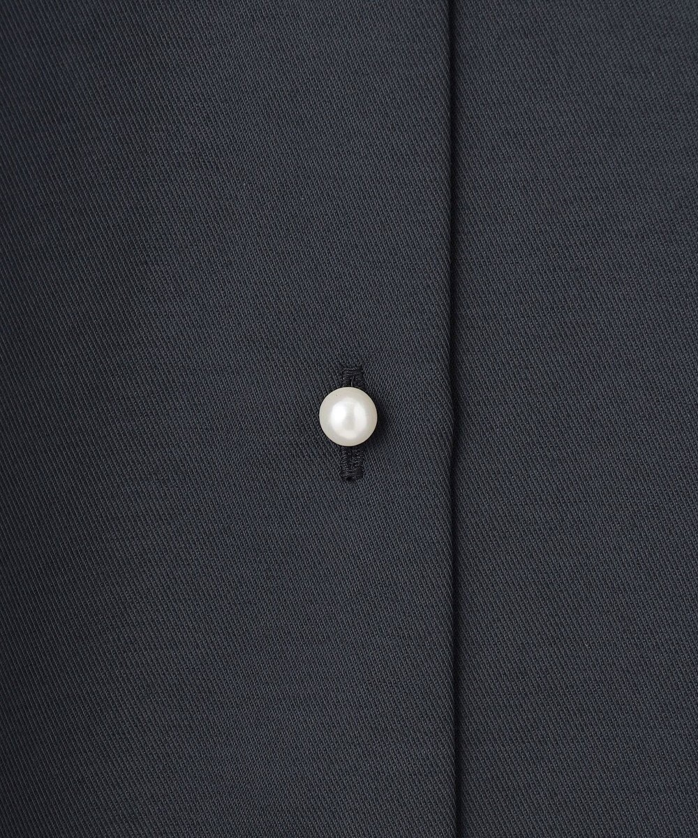 組曲 【サッシュベルト付き】パールボタンシャツワンピース 