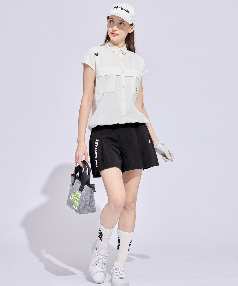 PW CIRCULUS 【WOMEN】ボックスプリーツショーツ ゴルフウェア レディース 