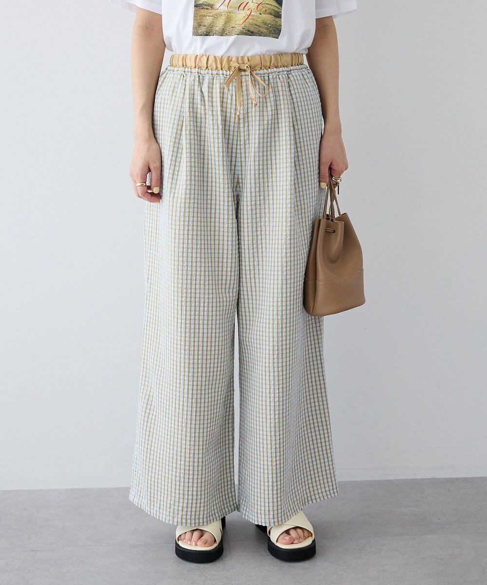 CRAFT STANDARD BOUTIQUE サッカーチェックイージーパンツ 