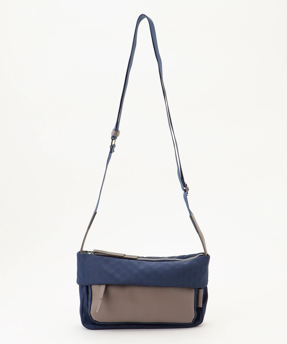 Y'SACCS はっ水ドットジャカード リサイクルレザーコンビ ショルダー 