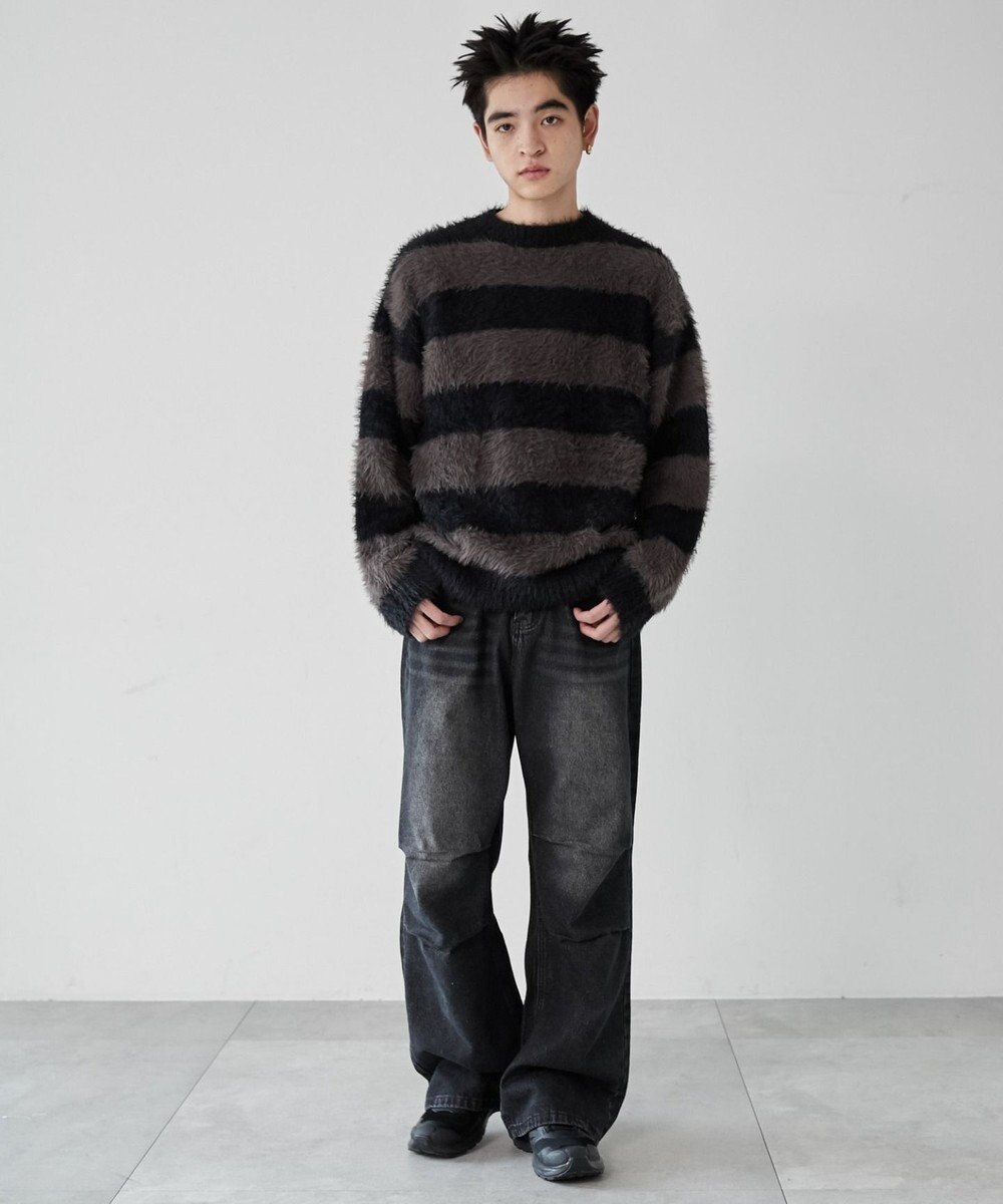 WEGO パラシュートデニムパンツ 