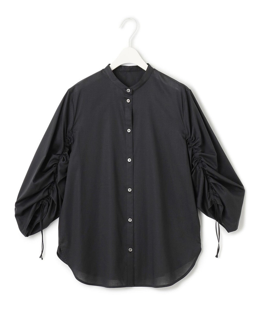 ICB 【洗える】キュームコアローン バンドカラーシャツ 