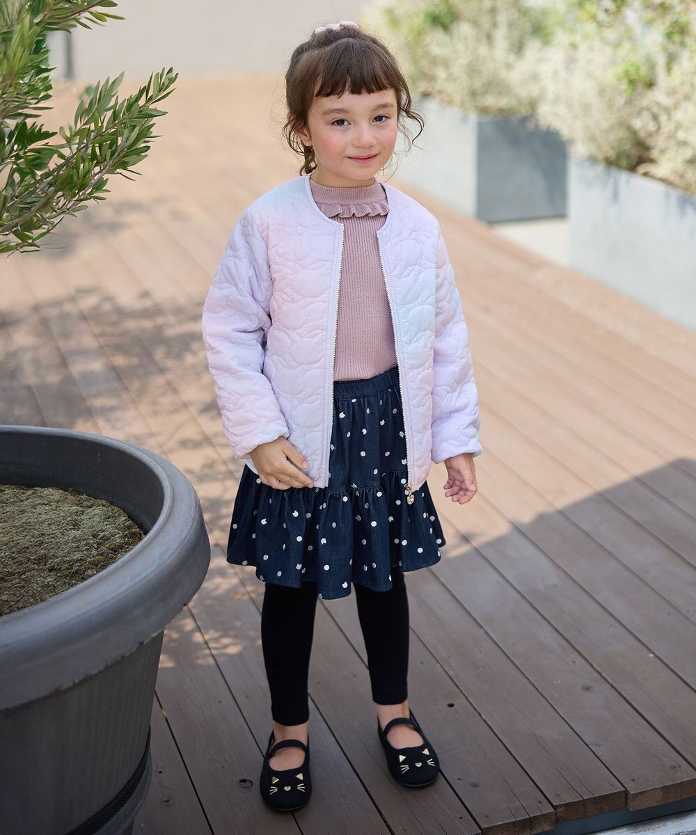 ANY KIDS 【ドッキング可能】ネコキルトブルゾン 