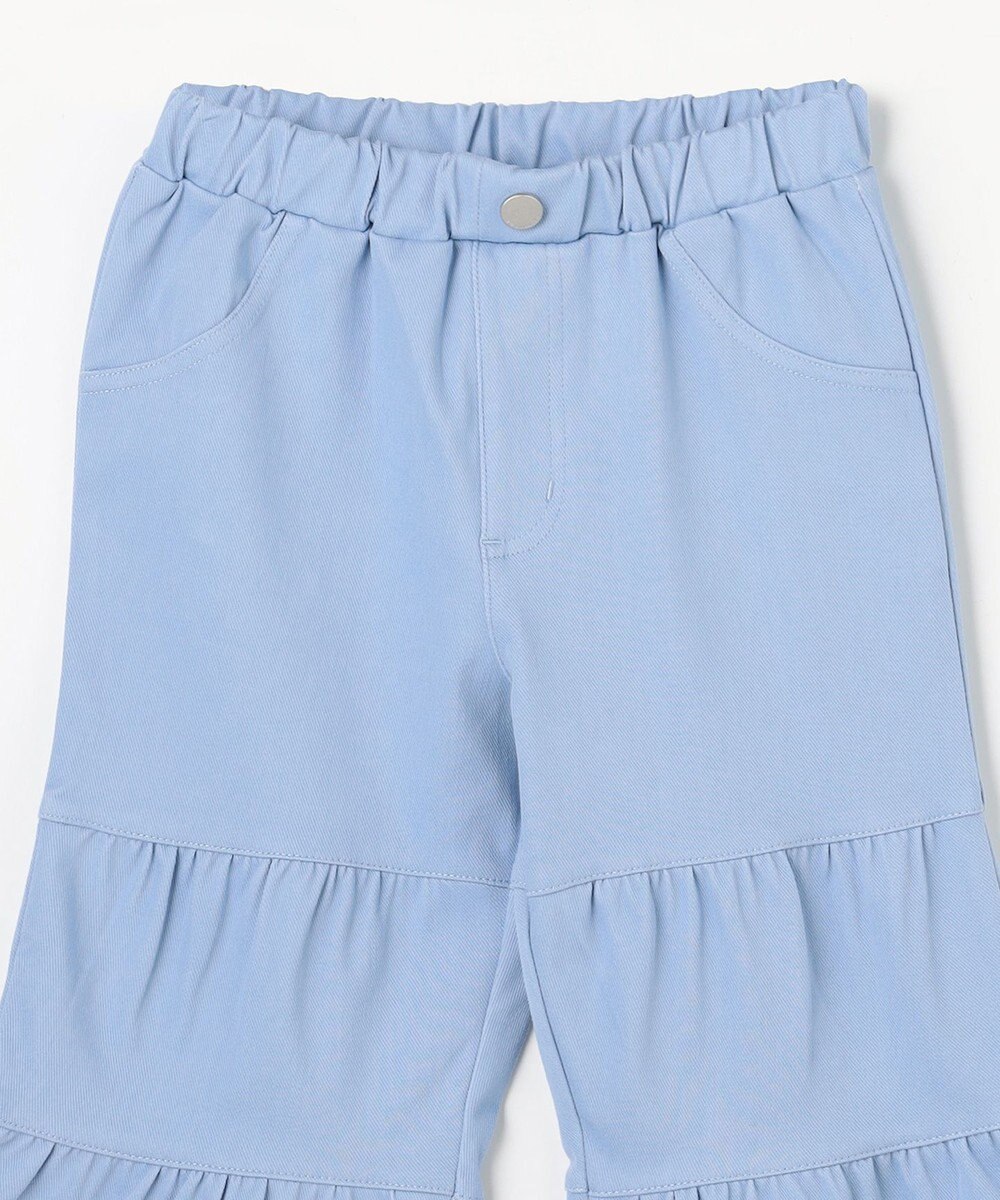 組曲 KIDS 【110-140㎝】ティアードデニムパンツ 