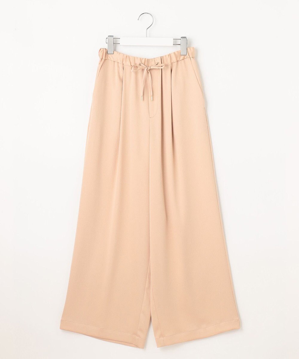 自由区 L 【洗える】チンツサテンタンブラー ワイドパンツ 