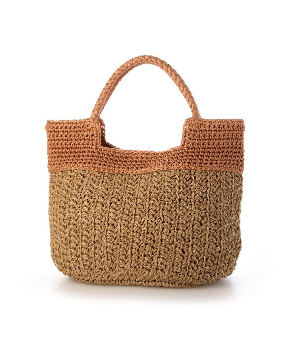 UNBILLION カシュカシュ cachecache / 切り替え編みクロッシェ2wayミニトート 