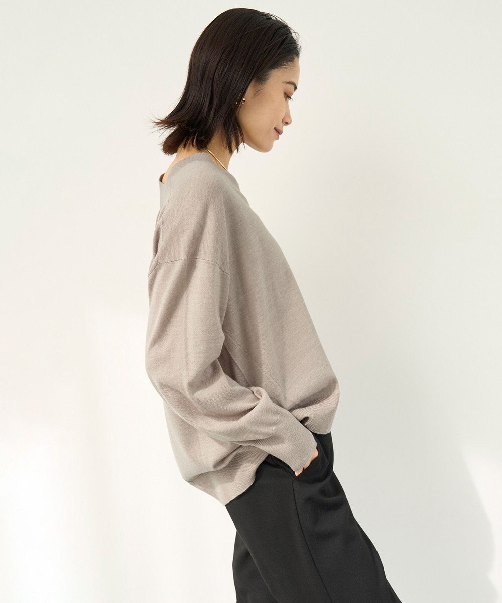 UNFILO ハイゲージウール Ｖネック 