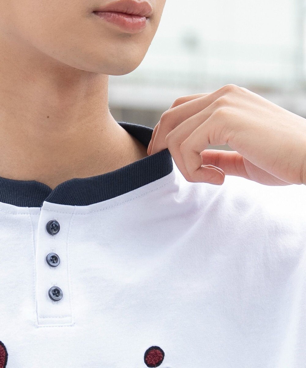WEGO 【機能T/ユニセックス着用ITEM/MLサイズ展開】接触冷感グラフィックヘンリーBIG　T（SS） 