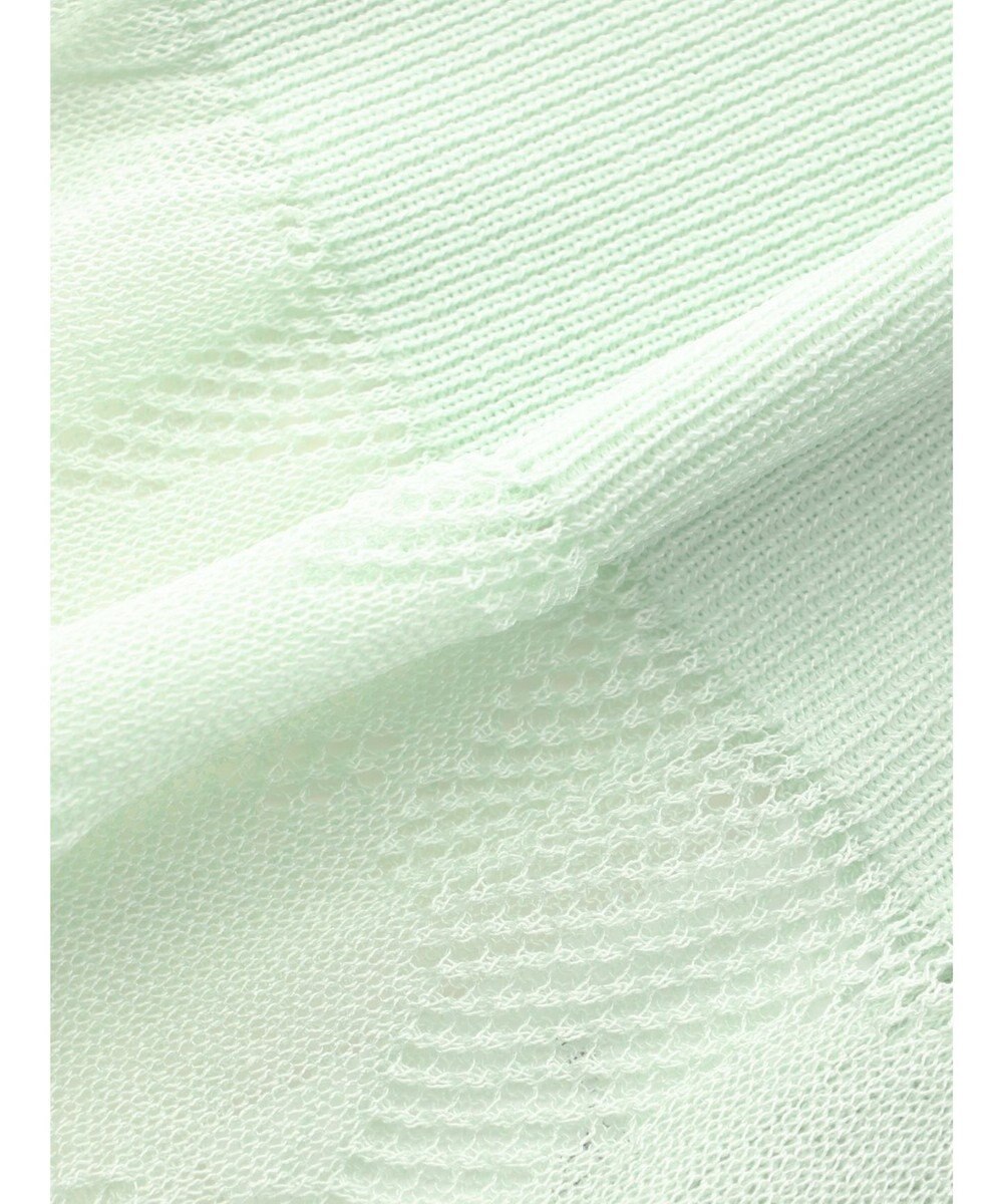 earth music&ecology 花柄シアーカーディガン 