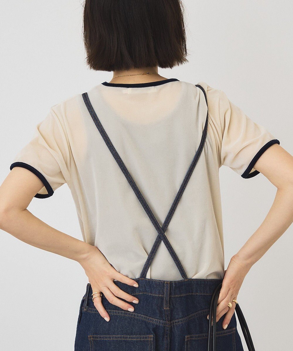 AMERICAN HOLIC シアーベロア配色プルオーバー 