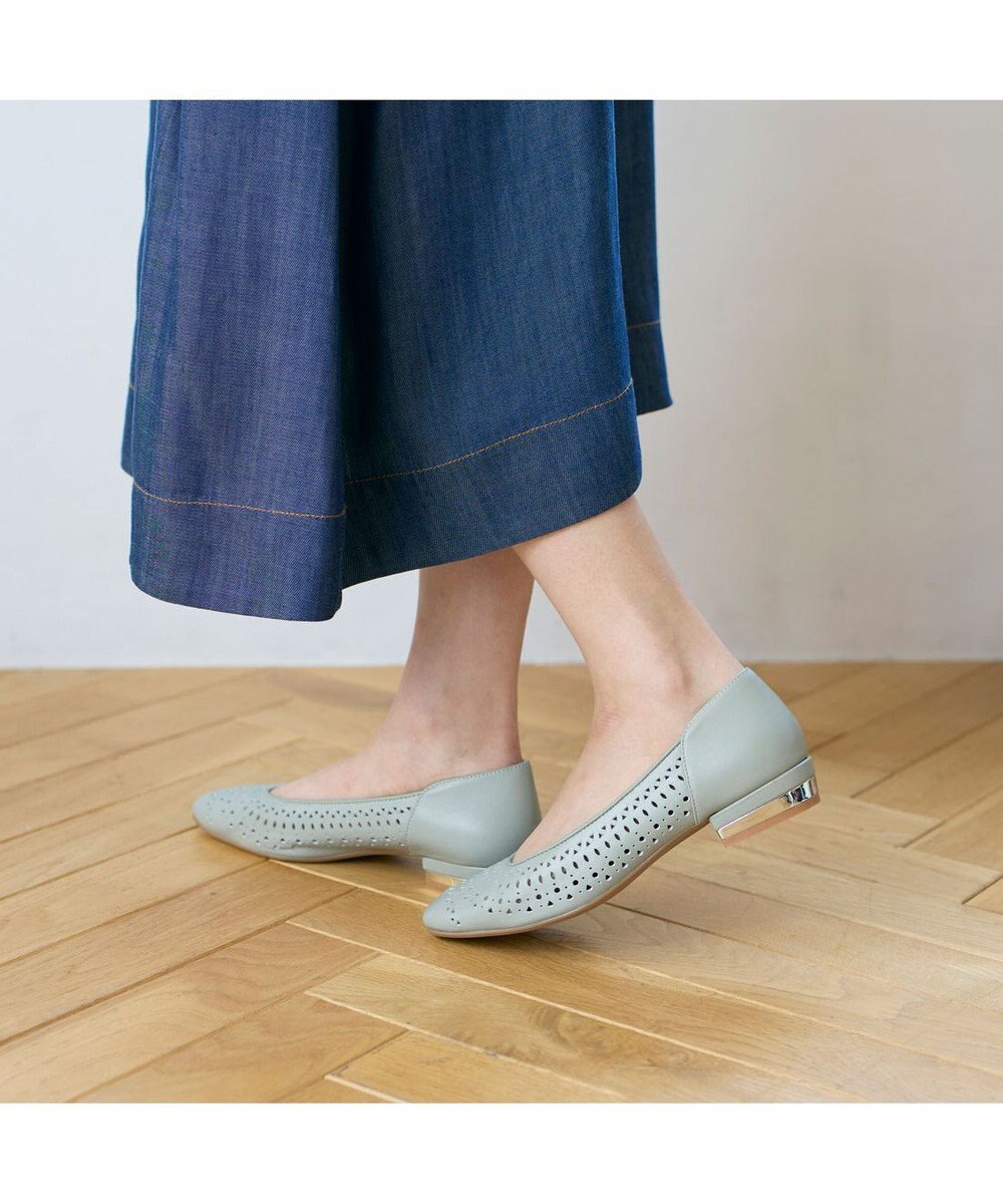 Riz raffinee <Riz raffinee>カットワークフラットパンプス 