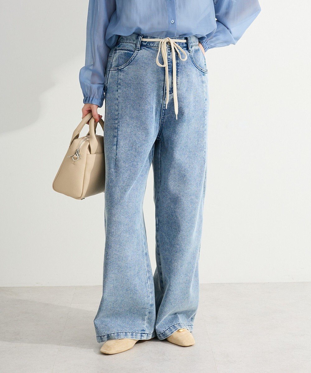 Green Parks コクーンシルエットデニムパンツ 