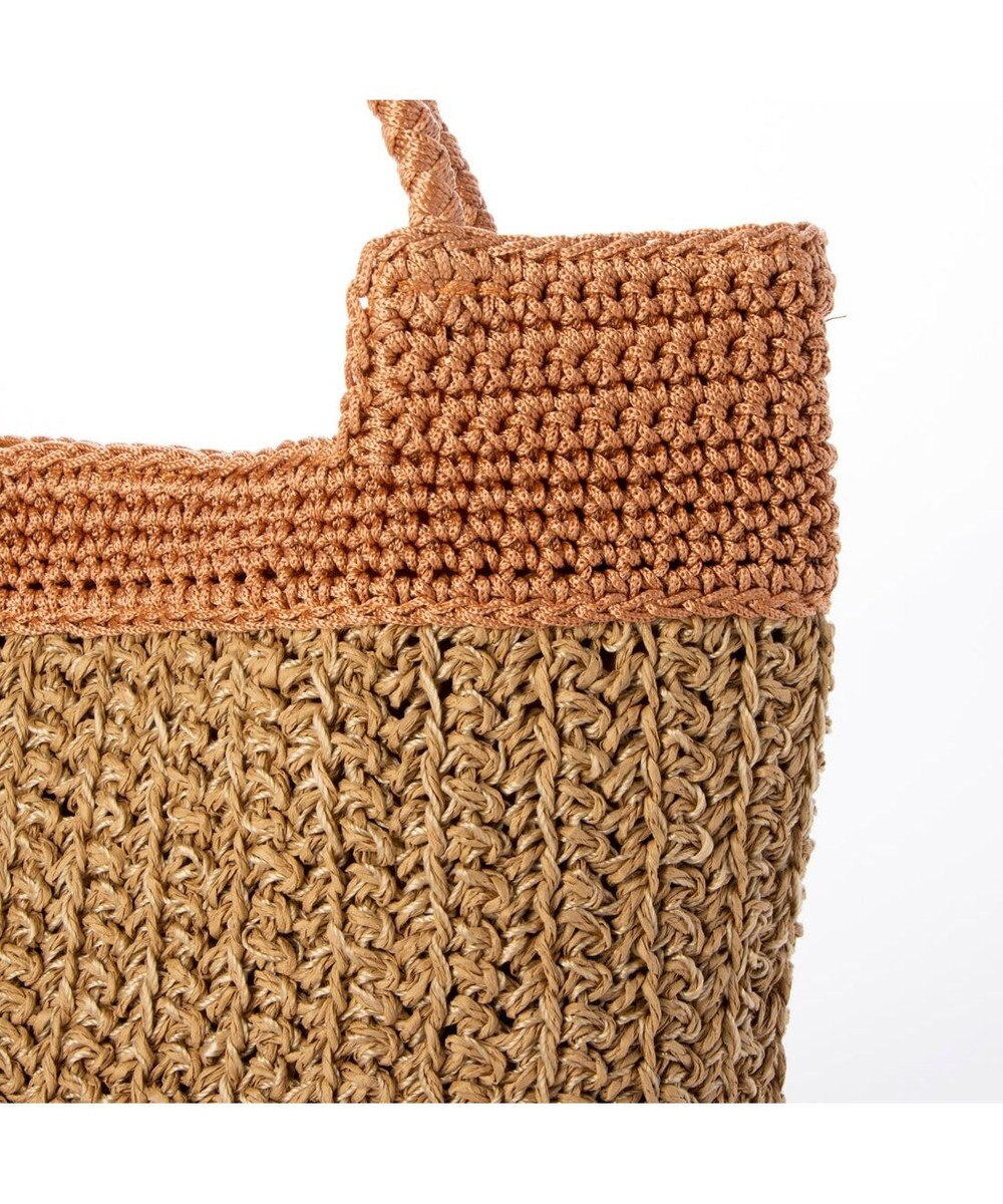 UNBILLION カシュカシュ cachecache / 切り替え編みクロッシェ2wayミニトート 