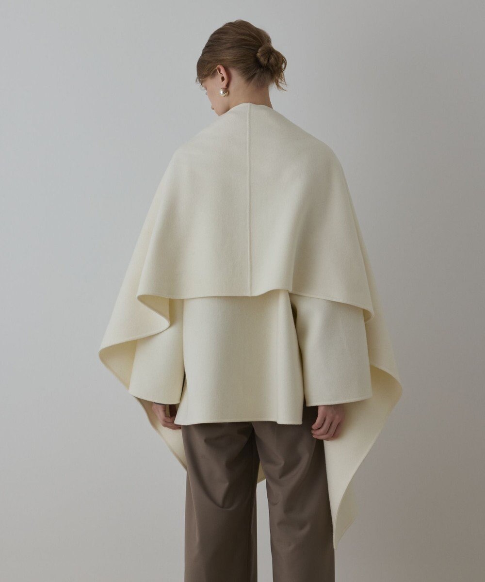 GRACE CONTINENTAL ストール付リバージップブルゾン 