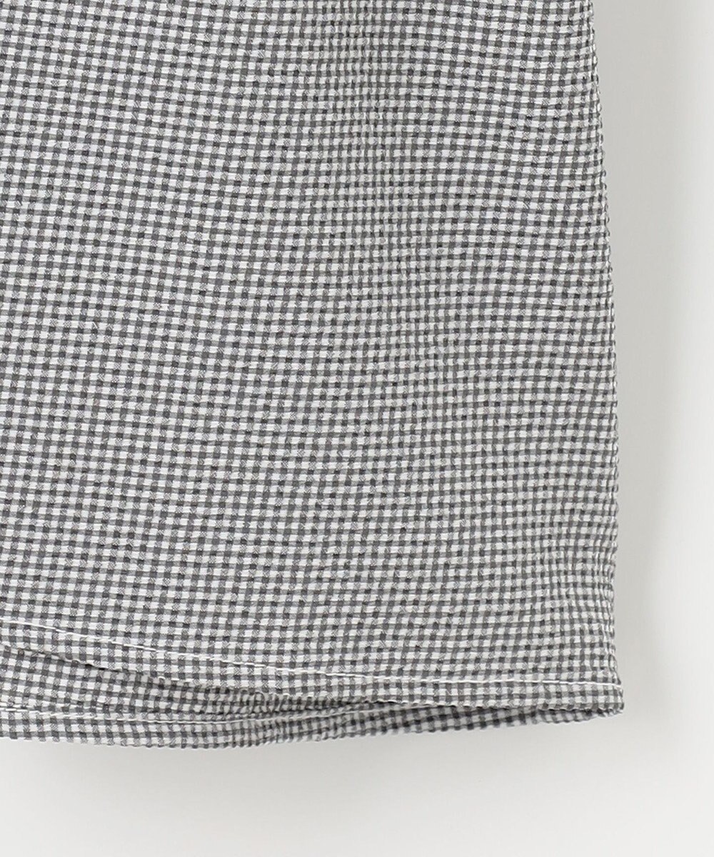 ANY 【WEB限定/洗濯機可】サッカーギャザーペプラムブラウス 