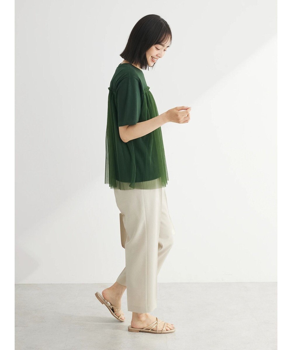 Green Parks プリーツチュールドッキングプルオーバー 