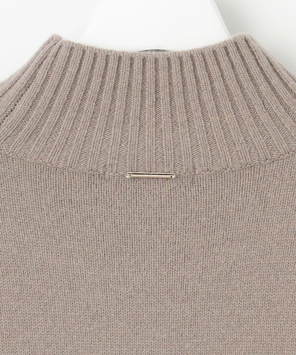 自由区 ウールカシミヤブレンドハイネック ニット 