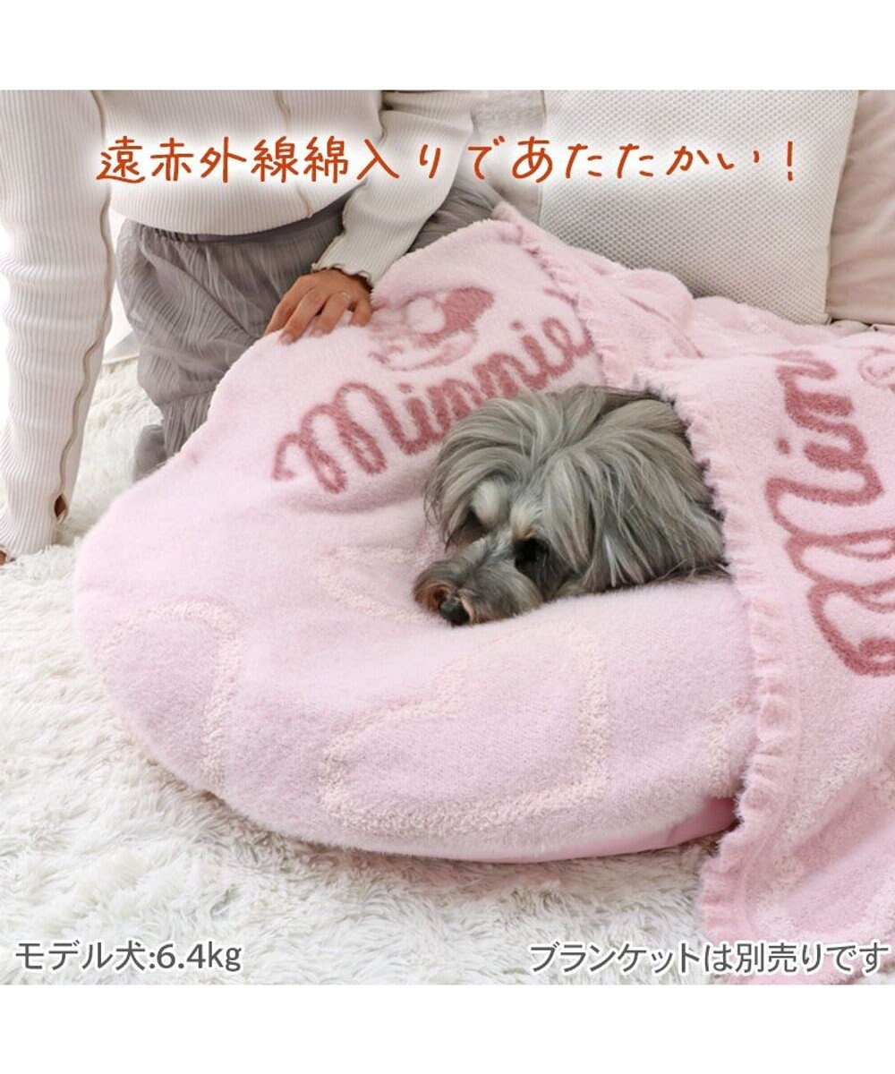 PET PARADISE ディズニー ミニーマウス 遠赤外線 一緒にぽかぽかマット 《ハート》 小型犬 