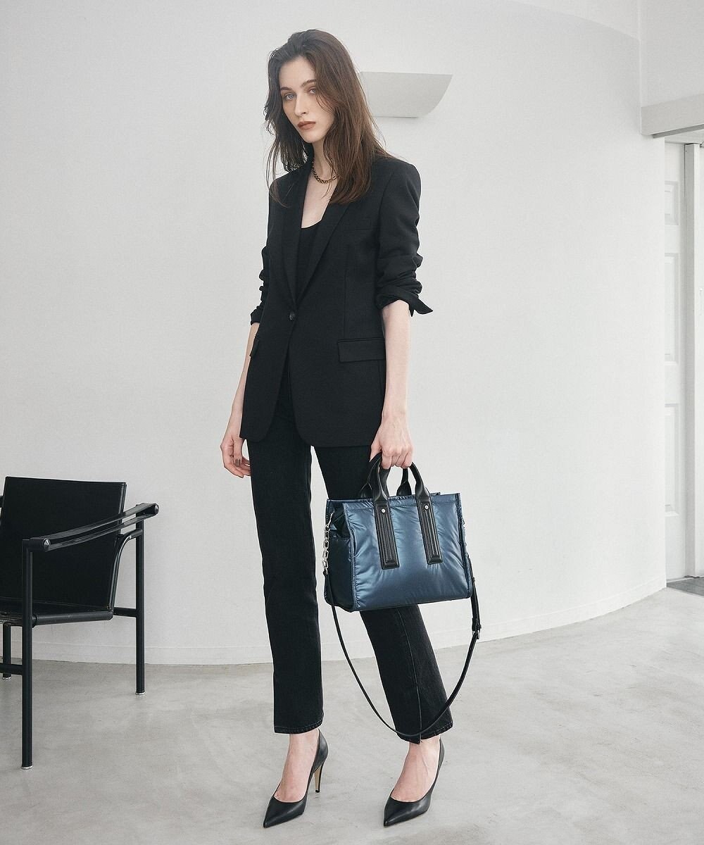 TOPKAPI 【TREASURE TOPKAPI】メタリック パデット ショルダー付 トートバッグ 