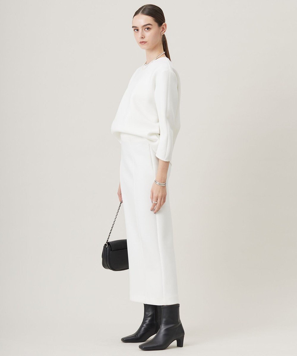 ICB L 【洗える・WEB限定カラーあり】コンパクトダブルフェイス トップス 