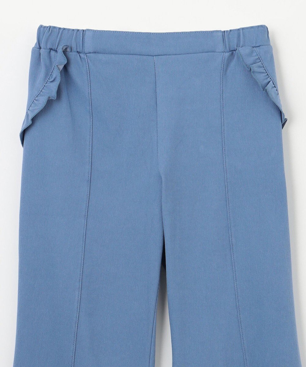 組曲 KIDS 【150-160㎝】フレアーデニムニット パンツ 