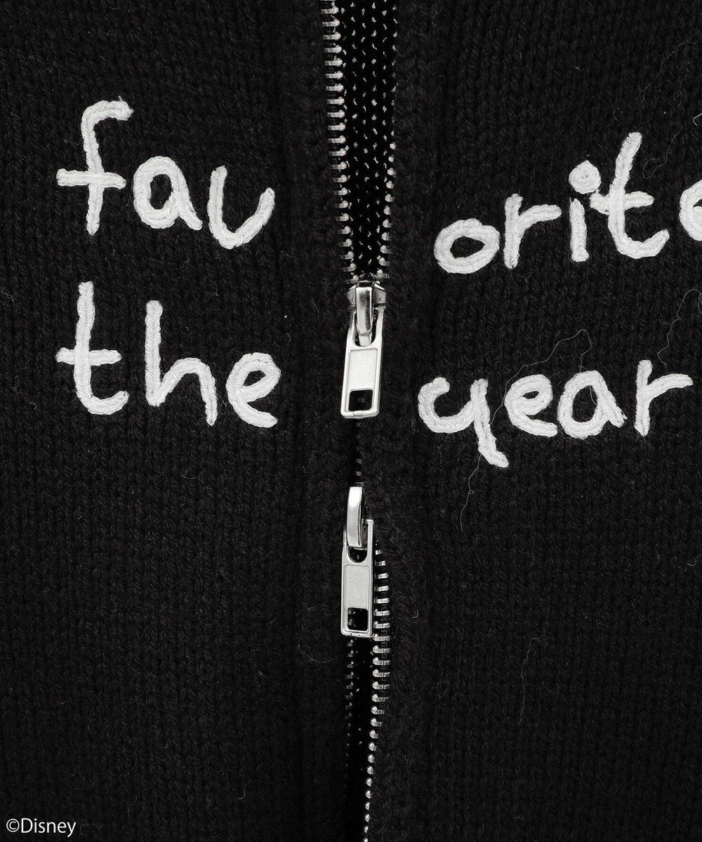 earth music&ecology ナイトメア／ダブルジップニットカーディガン 