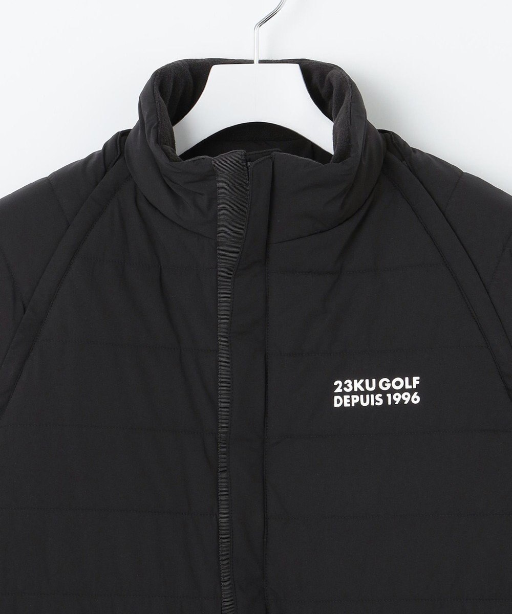 23区GOLF 【MEN】【防風/撥水/ストレッチ】【袖取り外しで2WAY】キルティング ブルゾン 