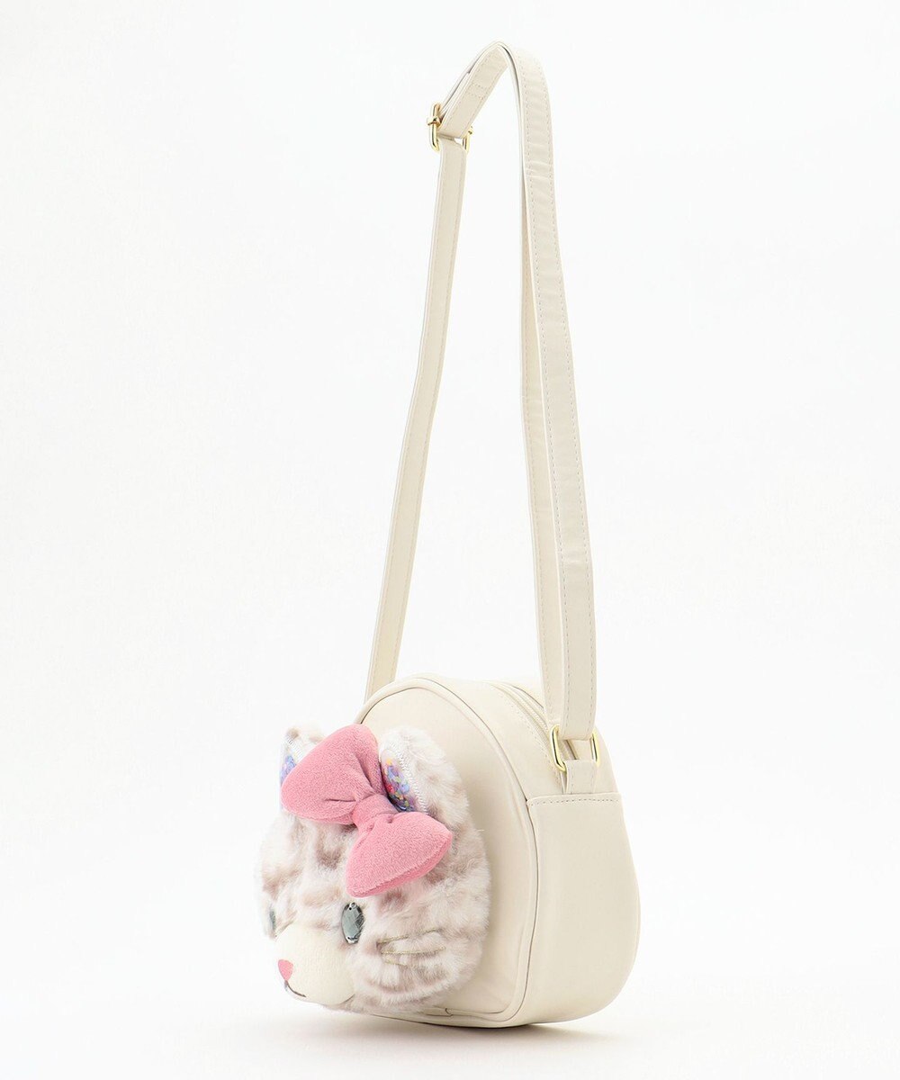 ANY KIDS ふわふわネコポシェット 