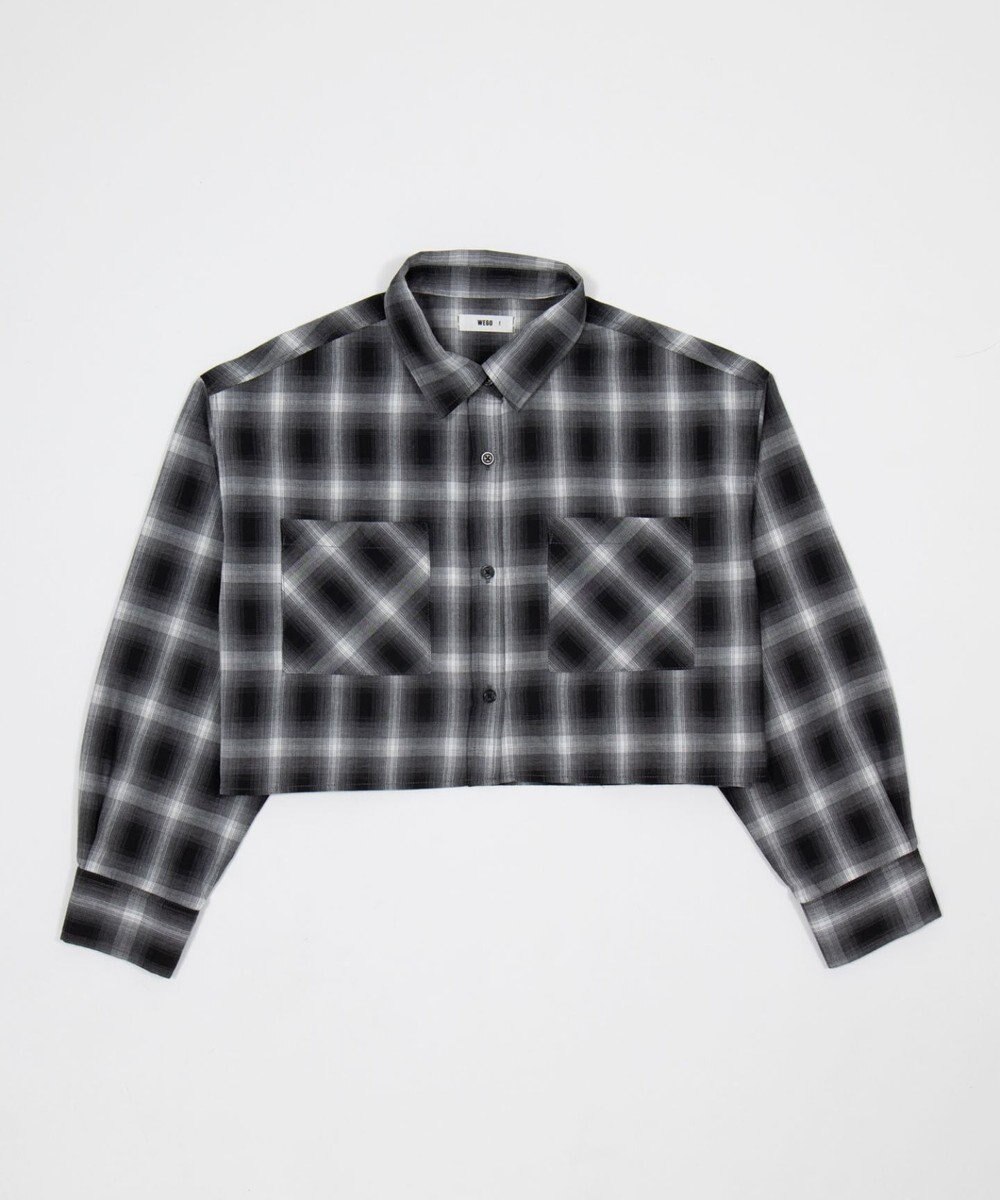 WEGO ショートチェックシャツ 